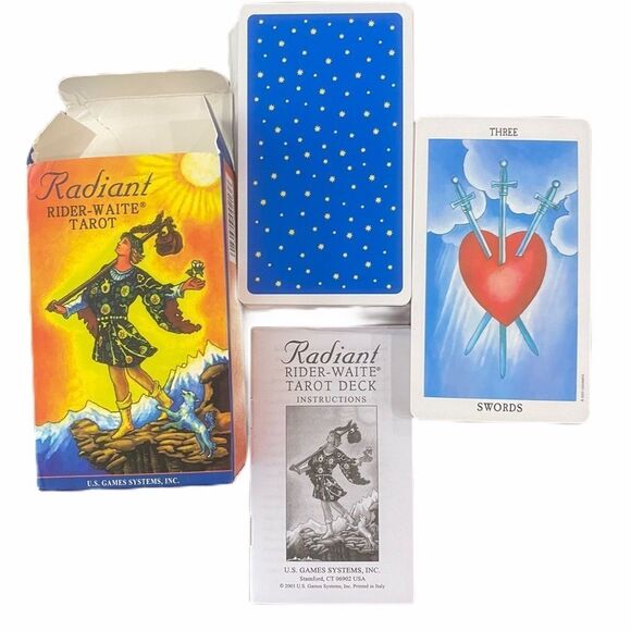 Tarot Deck Radiant Deck by Rider-Waite and Instructions Booklet Set NEW - Picture 3 of 3